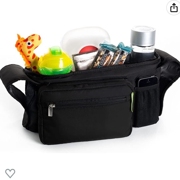 Other - Universal stroller organizer with pockets and a detachable pouch never used